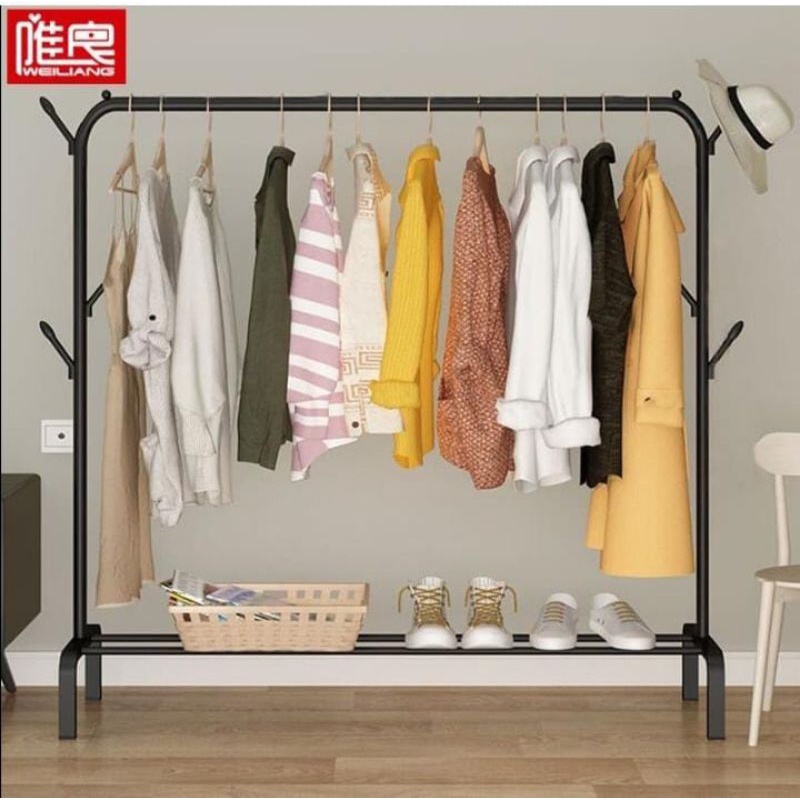 Standing hanger besi single