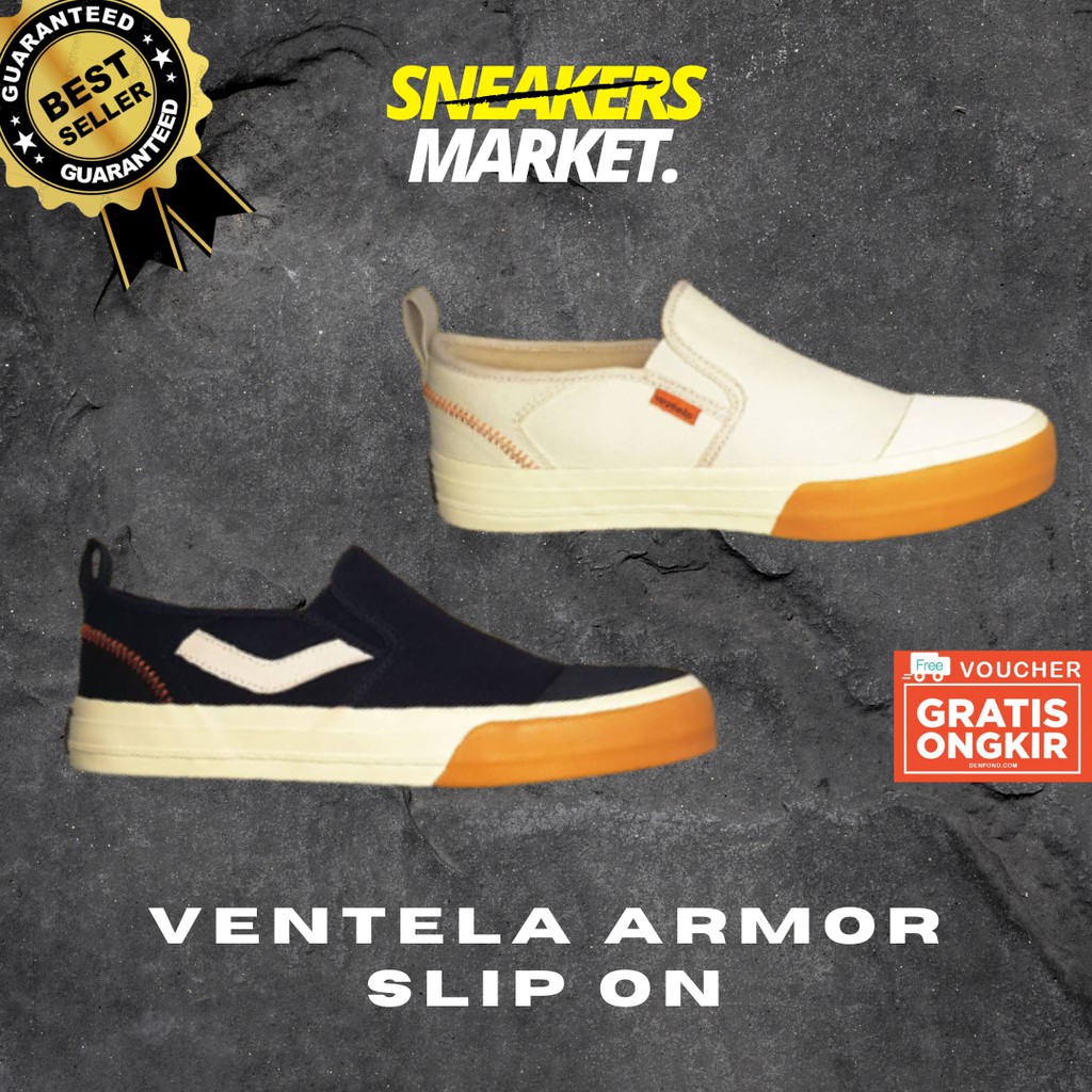 Ventela Armor Slip on black