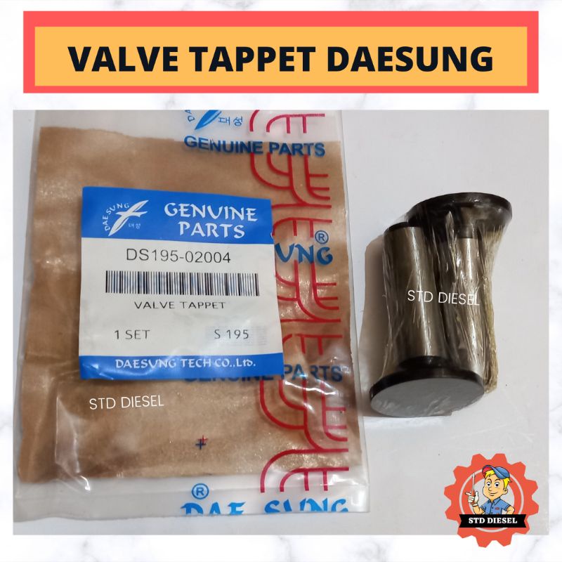 VALVE TAPPET BOTOL KLEP MERK DAESUNG S195 S1100 S1110 ZH1110 ZH1115 ZH1125 ZH1130 S1105 S1125 S1130 