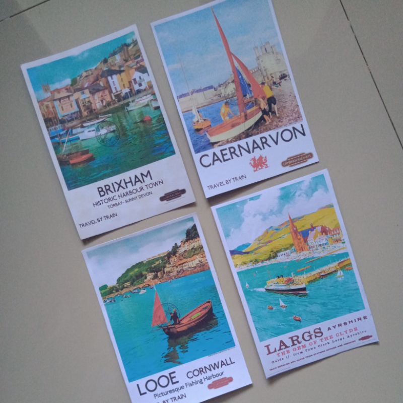 

Postcard Set British Railways - UK Harbour Series (Kartu Pos)