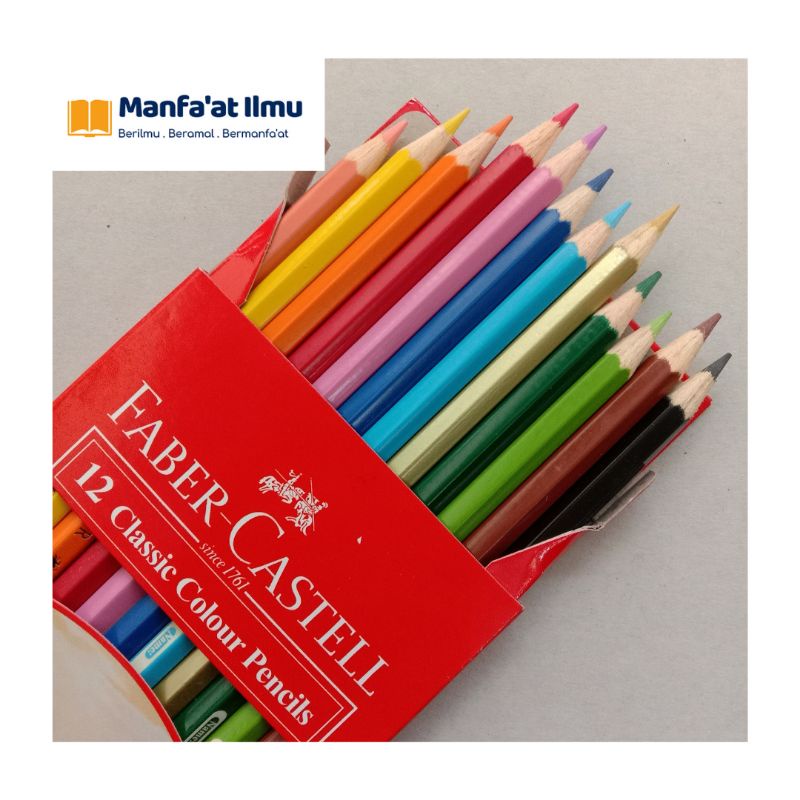 

Pensil Warna Faber Castell 12 Warna - Panjang