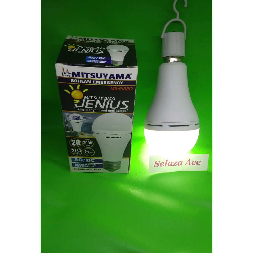 Lampu emergency mitsuyama 20watt led