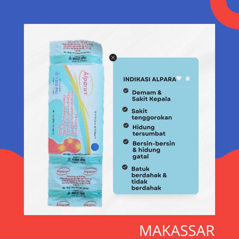 ALPARA OBAT FLU&amp; BATUK  PERSTRIP