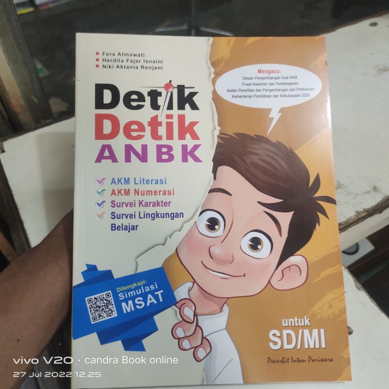 Jual Buku Detik Detik ANBK Untuk SD MI Buku AKM Intan Pariwara 