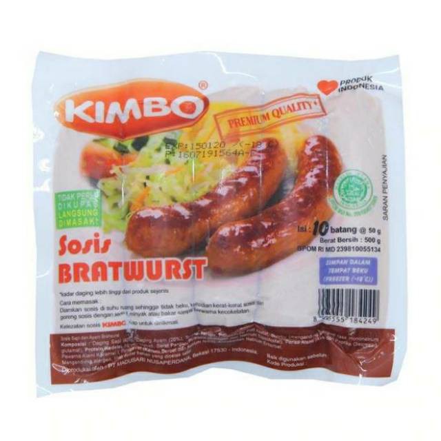 

Kimbo Sosis Mini Bartwust 500g