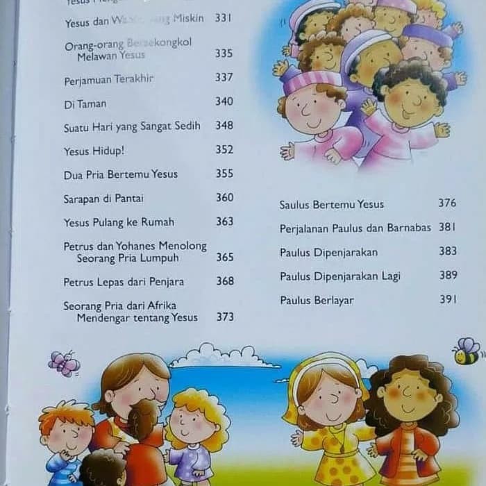 ABmart Candle Alkitab Balita Anak Bilingual Indonesia Inggris Alkitab Buku Cerita Anak Kado Ultah
