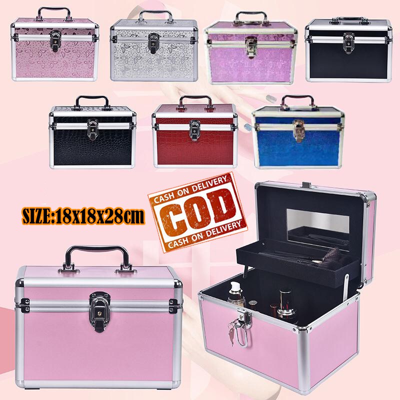  KOTAK MAKEUP  BOX MAKEUP  BEAUTY CASE TEMPAT KOSMETIK 