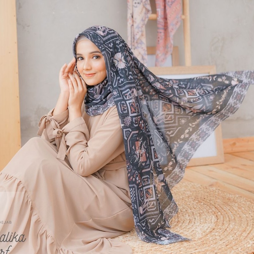 Hijabwanitacantik Segiempat Mandalika Scarf ORIGINAL | Hijab Voal