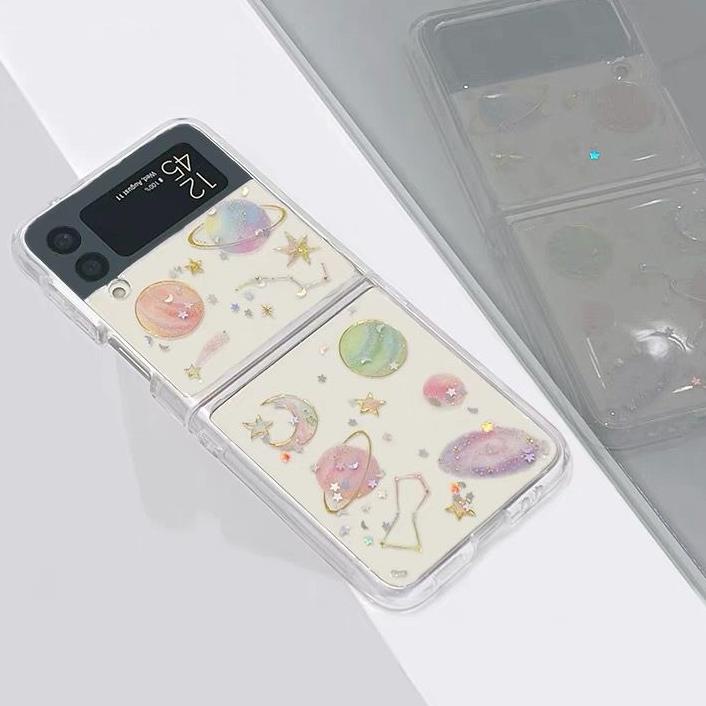 Galaxy Glitter Case Zlip 3 Zfold 2 Zflip3 Zflip2 Z Flip 이