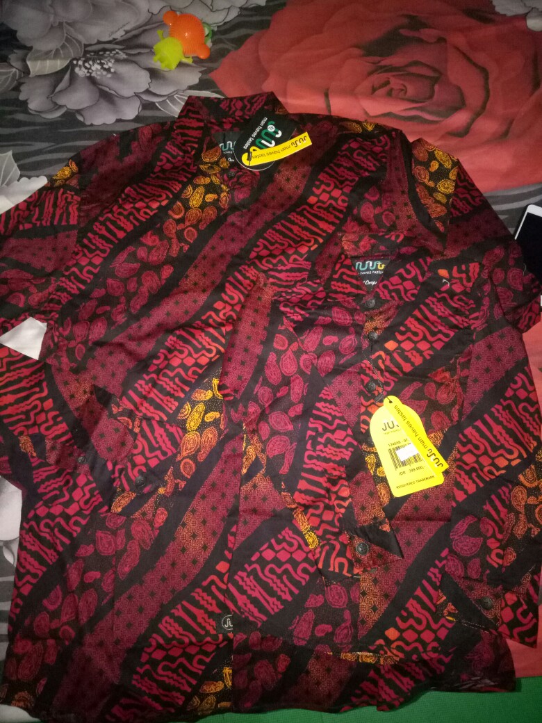 Kemeja Batik Songket Pria Gradation Terlaris