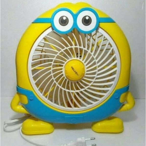 Kipas Karakter Minoins WELHOME 10 inch WH 180M