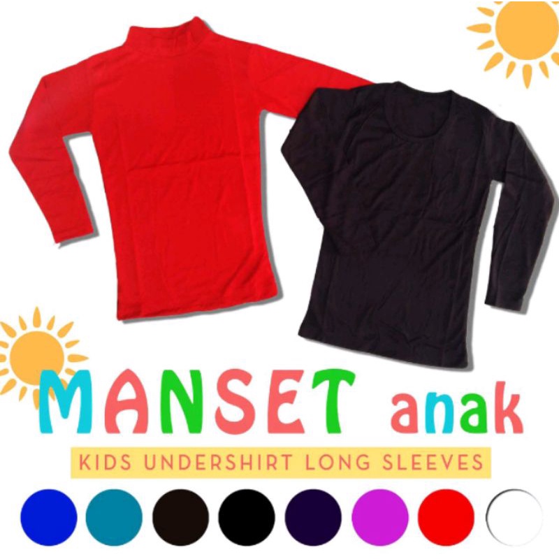 Manset baju anak spandek