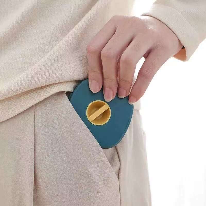 Kotak Penyimpanan Kabel Data / Headphone / Handphone Multifungsi Portable Anti Kusut