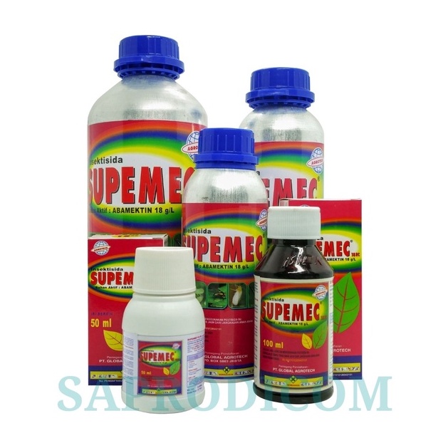 Insektisida SUPEMEC Abamektin 18EC 1ltr, Obat Pembasmi Hama Tanaman