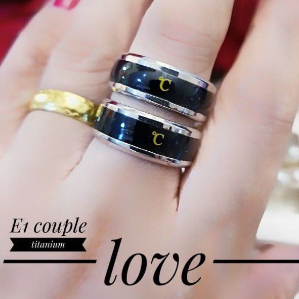 Titanium cincin couple 2111#