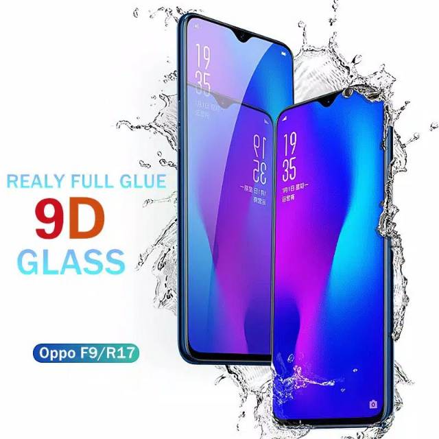 OPPO .TEMPERED GLASS 9DDAN 6D OPPO F9. R17pro.F7.F5.A3s.F1s.F1+. ALL TYPE