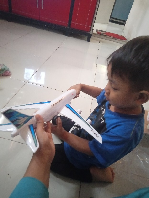 Dt0344 Promo Mainan Anak Miniatur Pesawat Terbang Garuda Indonesia Batik Air Pull Back Wjs231