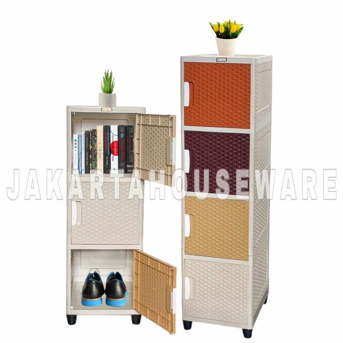 Lemari Plastik Rak Susun Akako Swing - Susun 2