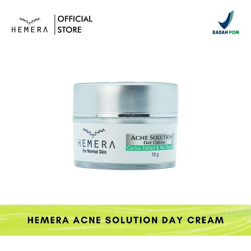Hemera Acne Solution Day Cream | Acne Cream Siang | Day Cream 10gr
