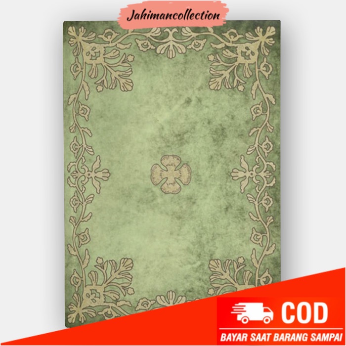 

✨ BISA COD ✨ Buku Yami Grimoire Black Clover Notebook Cosplay Anime Custom - Kertas polos