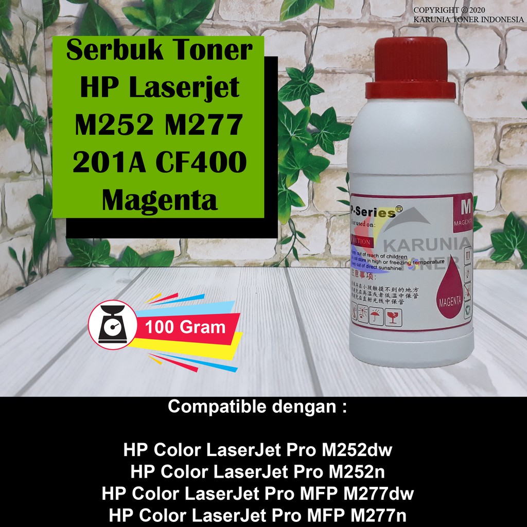 Serbuk Toner Chip Toner HP Laserjet Color CF201A 201A M252 M252DW M277N CF401A CF403A CF402A CF400A