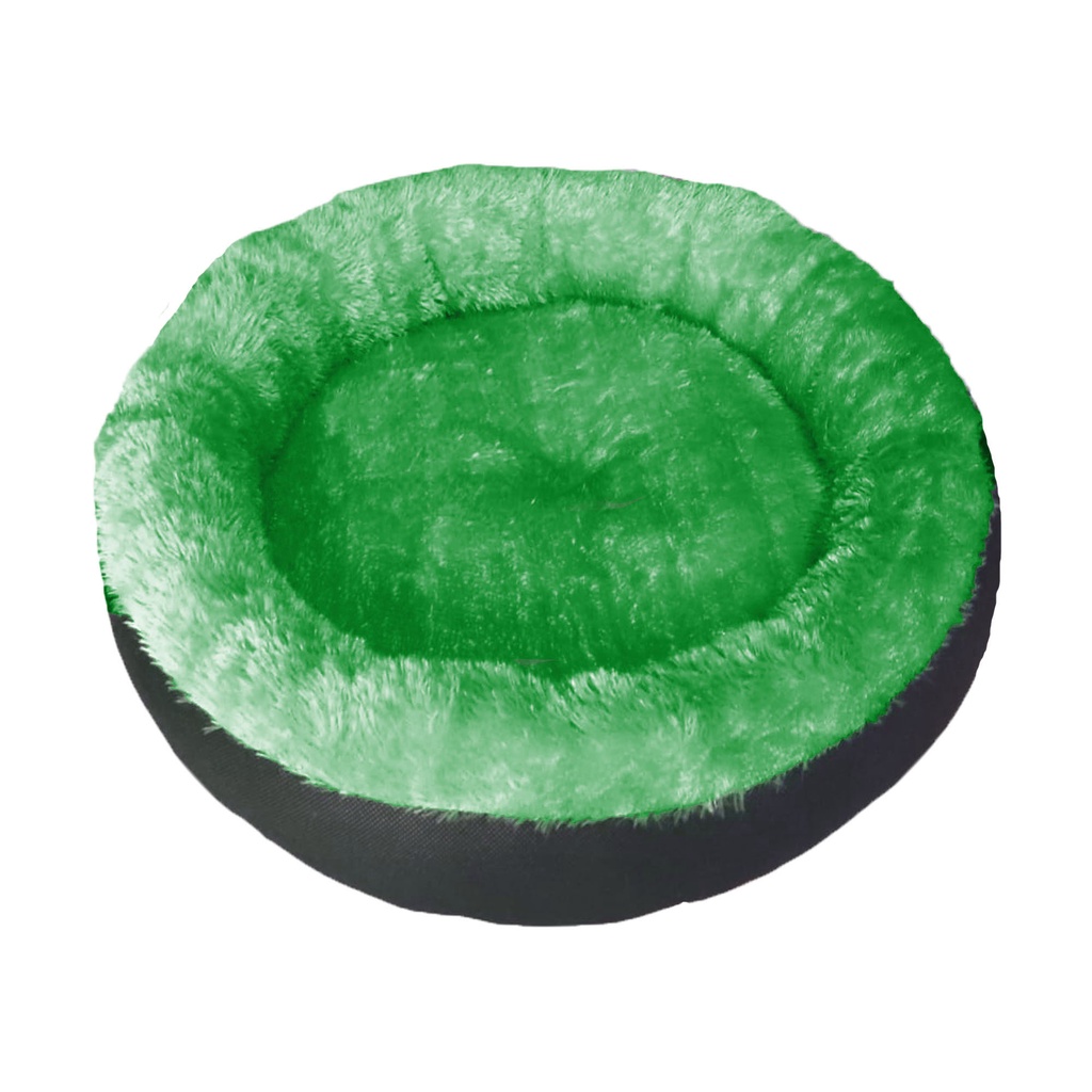 New Tempat Tidur Kucing Bulat Besar/Kasur Kucing Bulu/Rumah Kucing/Ranjang Kucing Besar Jumbo Premium/Cat Bed/Kandang Kucing/Keranjang Kucing/Rumah Kucing/Perlengkapan Kucing Dan Hewan/Alas Tidur Kucing/Bantal Kucing Dan Anjing/Kasur Kucing Bulu Besar-Hijau Tua
