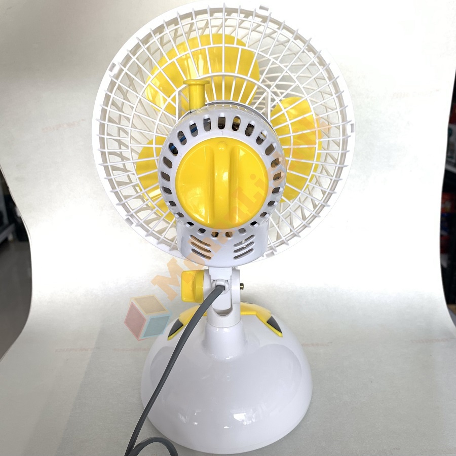 Kipas Angin Meja Duduk Karakter Pikacu Pikachu 8&quot; Kencang Desk Fan 8In Swing Kiri Kanan