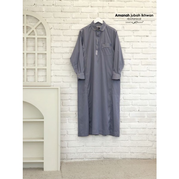 Jubah Ikhwan Amanah (Botanical) by Shafa Jilbab