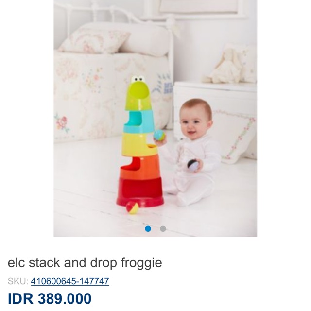 Elc Stack and drop froggie / elc toys / elc / mothercare / mainan elc