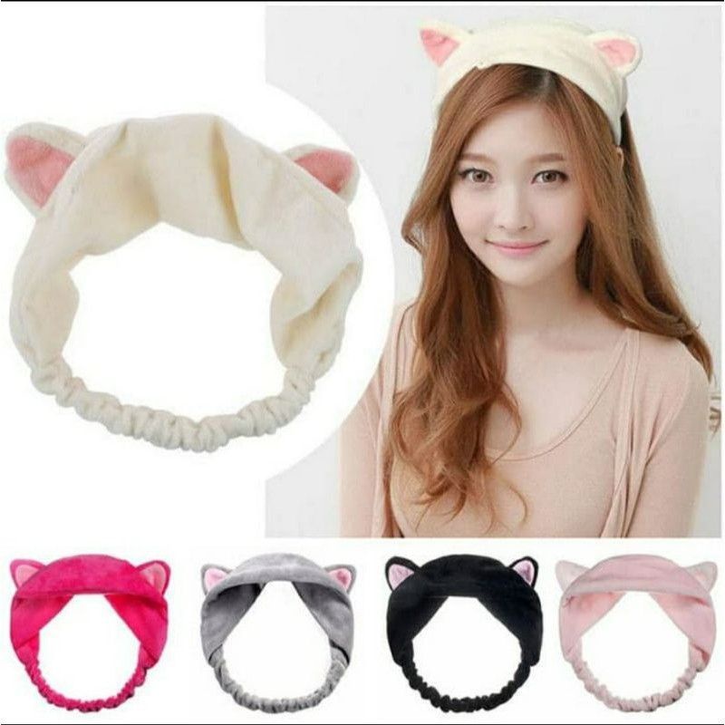 MJ88 Bando Kuping kucing lucu / kitten hair band ] cute cat ears headband Super murah