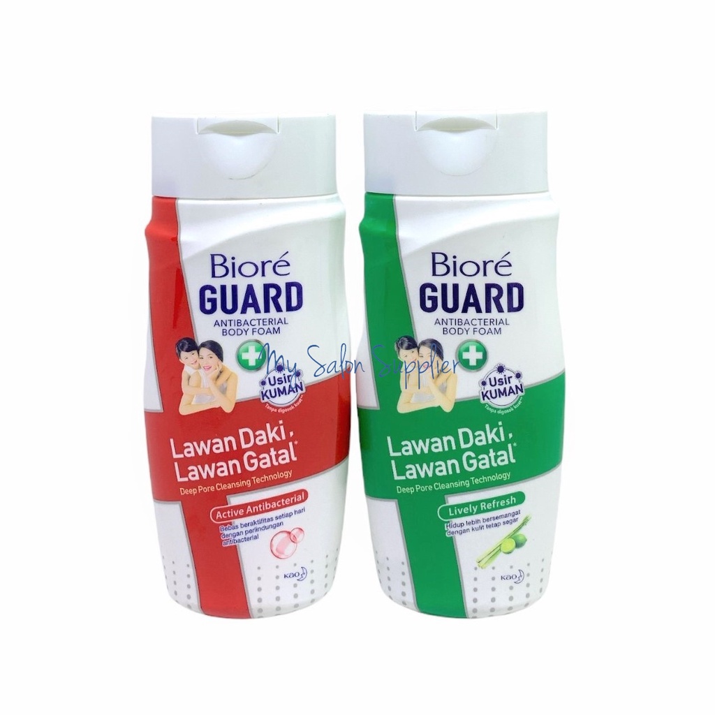 Biore Guard Antibacterial Body Foam Lawan Daki Lawan Gatal Sabun Mandi 100ml