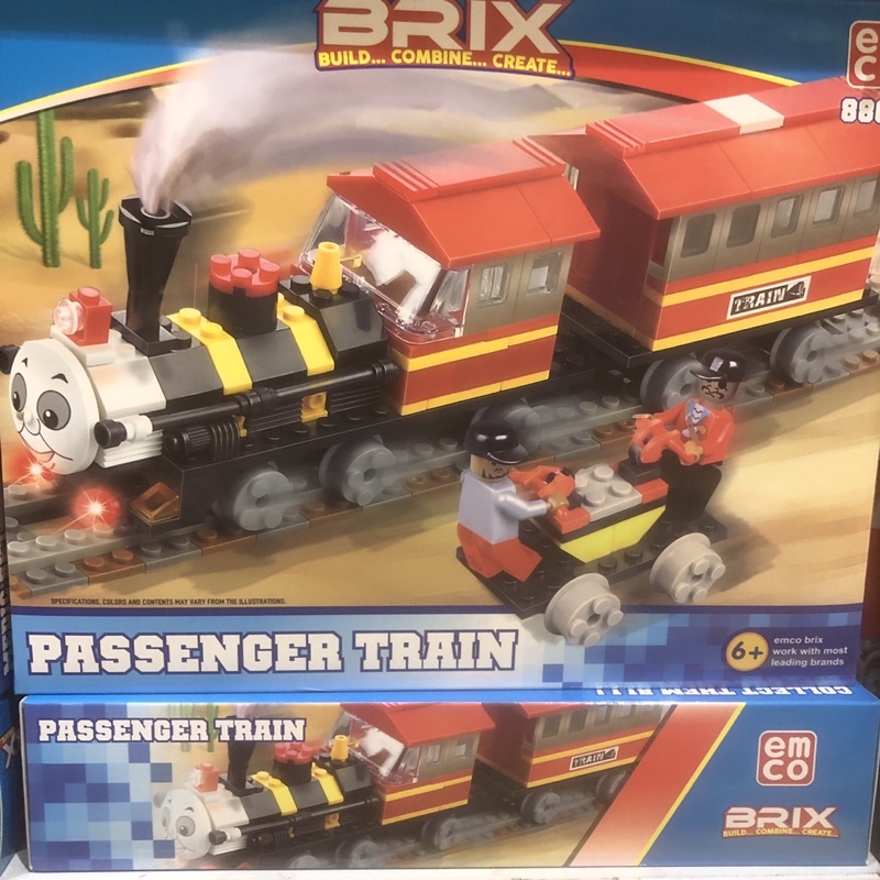 EMCO Brix (10 Variasi) Passenger Train/Medic Set /Freight Train/Star Voyager/