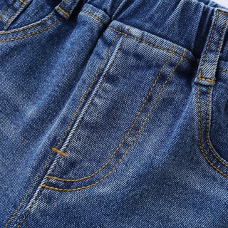  Celana  Panjang Jeans  Denim  Sobek  Pinggang Karet untuk Laki  