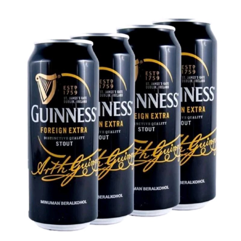 Beer Guinness Foreign Extra Stout Guinness Beer Hitam 500 Can Bir guinness kaleng 500ml