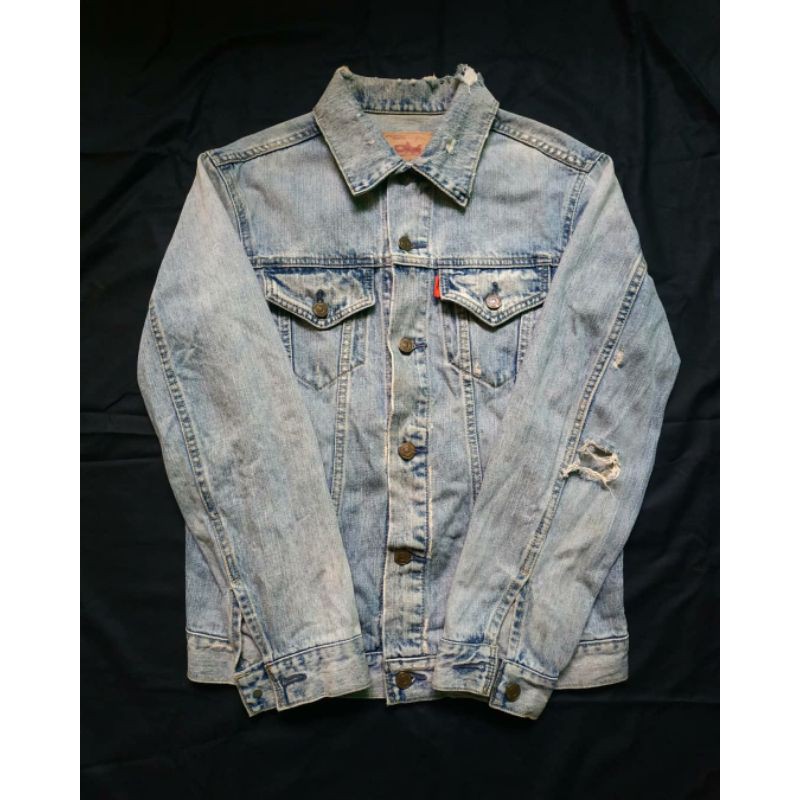 Trucker jaket second trucker jaket bekas jaket jeans second