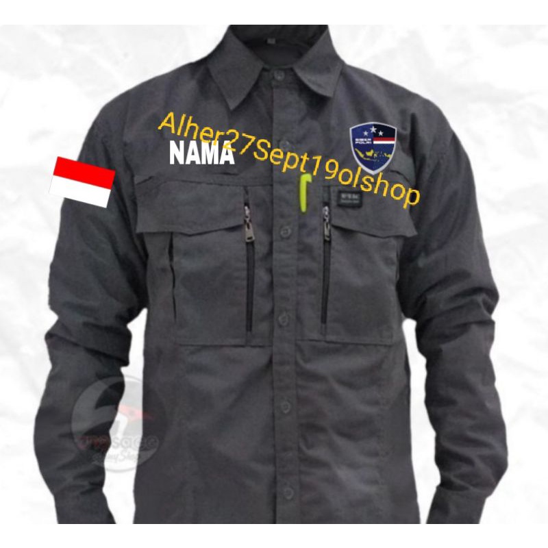 Kemeja tactical siber polri baju tactical siber polri seragam tactical siber polri pdl siber polri b