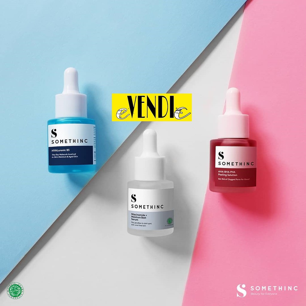 somethinc serum Niacinamide + Moisture Beet AHA BPA peeling Solution HYALuronic B5 Retinol bakuchiol