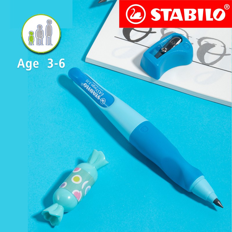 

Stabilo EASYergo 3.15 pensil mekanis pupil calligraphy pensil for beginner HB pensil easy to grasp
