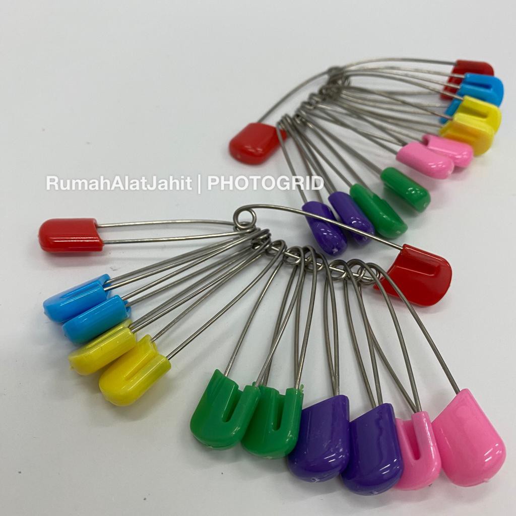 Safety Pins Peniti Bayi Peniti Jumbo 5,5 cm NP 9940 isi 12 pcs