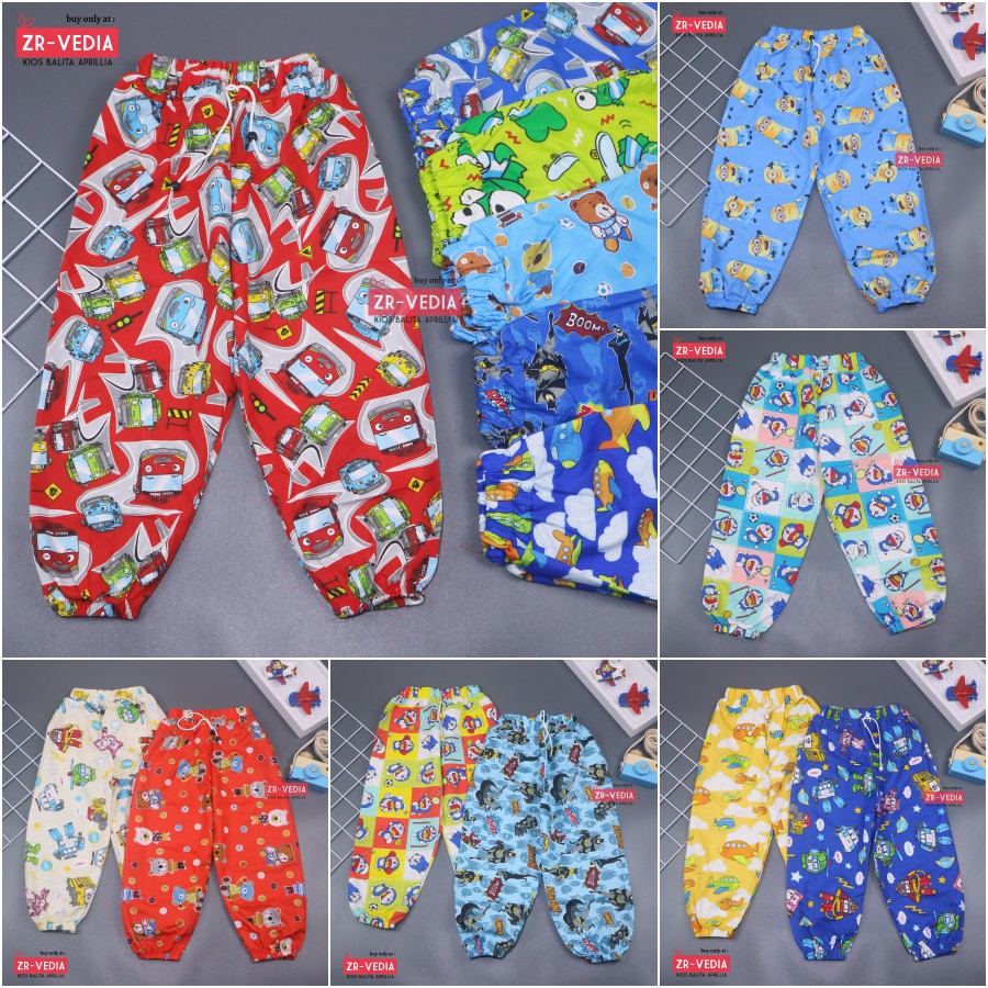 (Anak Laki) Jogger KARAKTER Uk 1-12 Tahun / Celana Panjang Anak Laki Cowok Joger Pants Grosir