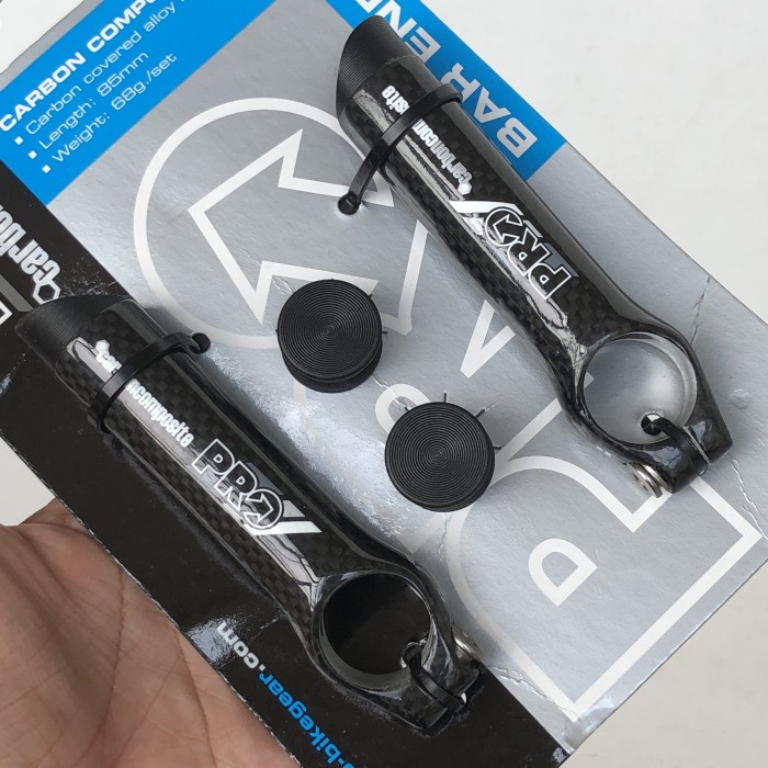 TANDUK BAR END STANG SEPEDA CARBON COMPOSITE SL PRO SHIMANO HITAM