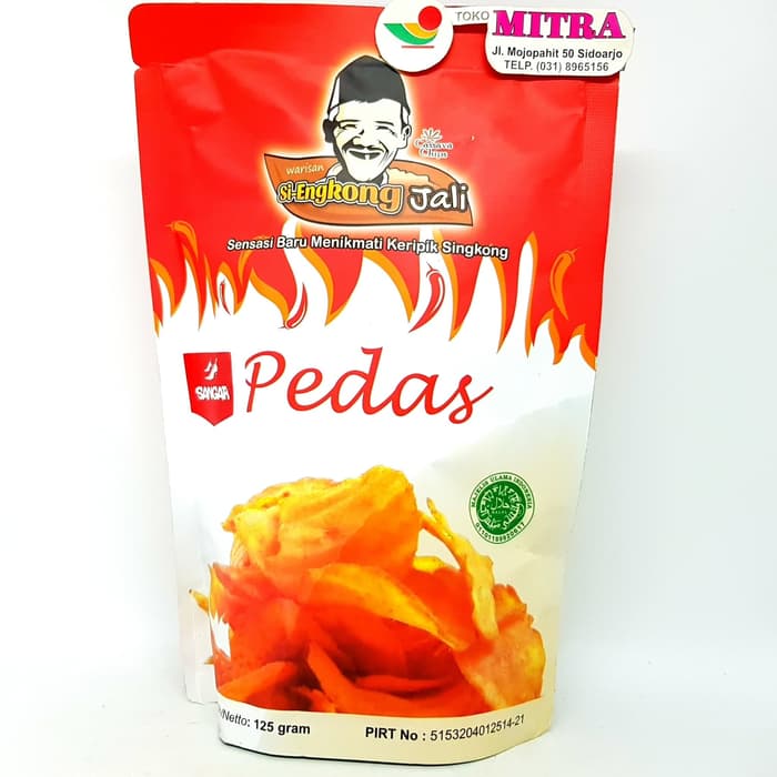 

SI ENGKONG JALI KERIPIK SINGKONG RASA PEDAS 125gr