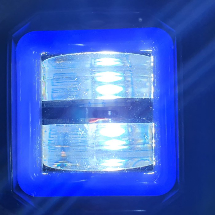 LAMPU LED CWL 2 MATA LENSA 4D 20W ANGELEYES KOTAK LAMPU TEMBAK