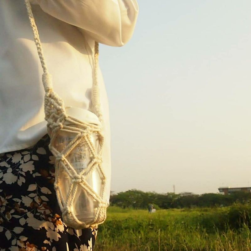 Tas Tumbler Macrame / Tumbler Bag / Tumbler Holder
