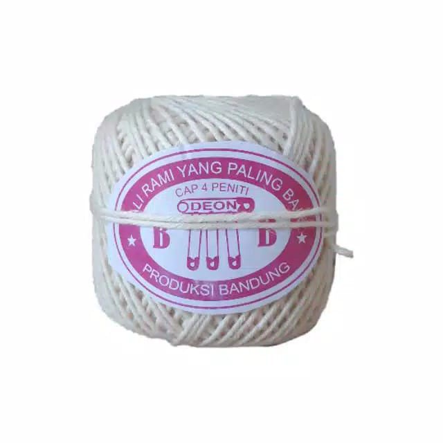 

Benang Tali Putih Kasur Rami Bangunan Bendera Ikat Karung/benang kasur/ perpak isi 10 pcs