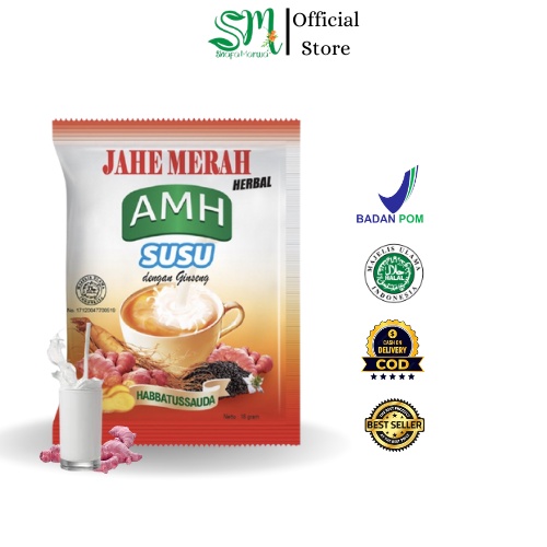 

Susu Jahe Amh Plus Ginseng habbatusaudah isi 10 sachet