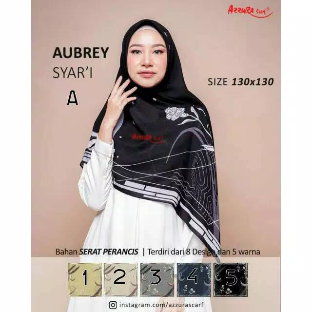 Aubrey syar'i 2 by azzura scraf