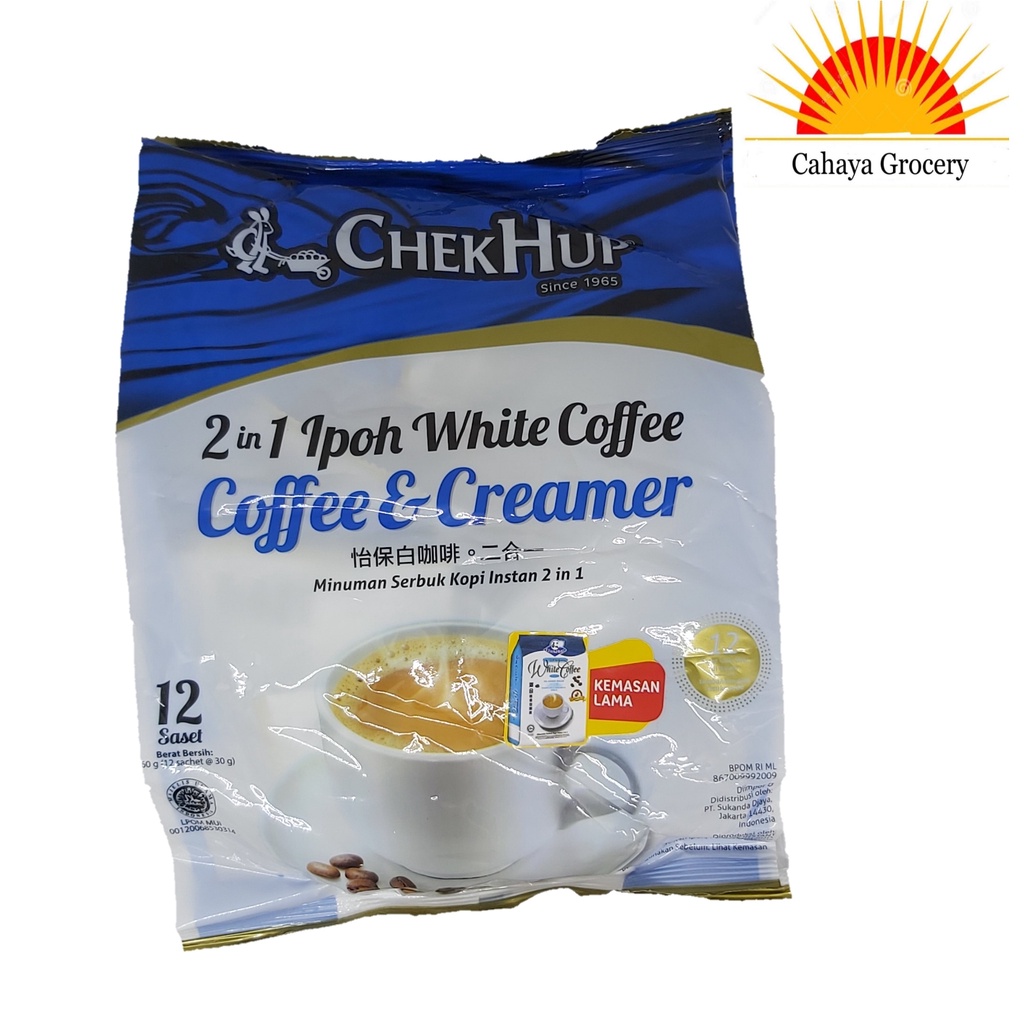 

Chek Hup 3in1 Ipoh White Coffee Coffee & Creamer 12 sachet @30Gr