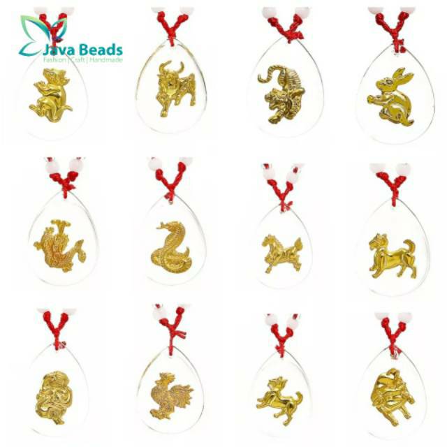 Kalung Liontin 12 Shio / Kalung Zodiak