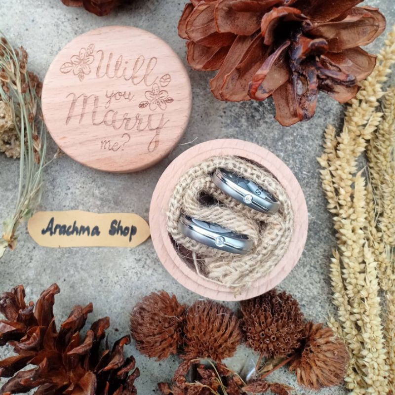 Cincin couple titanium / cincin nikahan / cincin lamaran